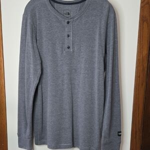 The North Face Men's Steel Blue Long Sleeve Shirt